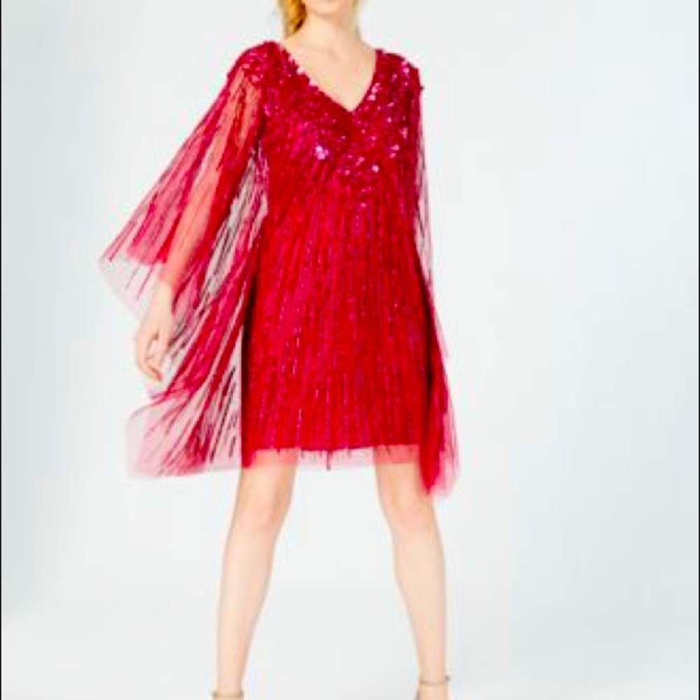 Adrianna Papell Embellished Kaftan Dress
